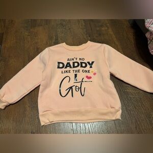 Kids Pink Graphic Sweatshirt